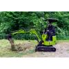Minibagger-Set 'ZI-MBG1000D' 7 kW