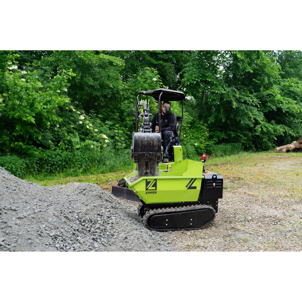 Minibagger-Set 'ZI-MBG1000D' 7 kW
