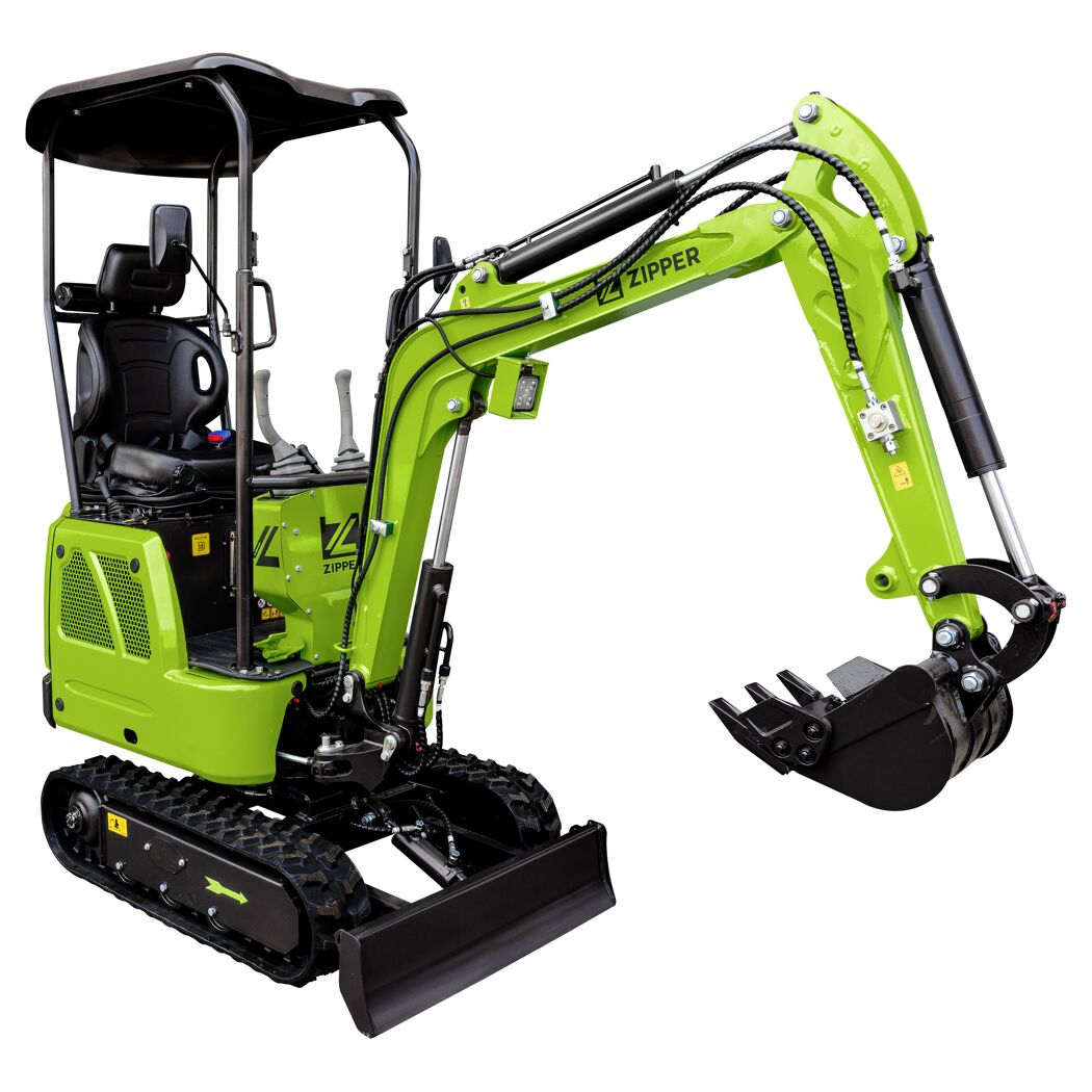 Minibagger-Set 'ZI-MBG1000D' 7 kW