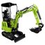 Minibagger-Set 'ZI-MBG1000D' 7 kW
