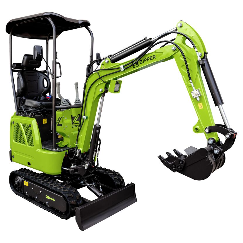 Minibagger-Set 'ZI-MBG1000D' 7 kW