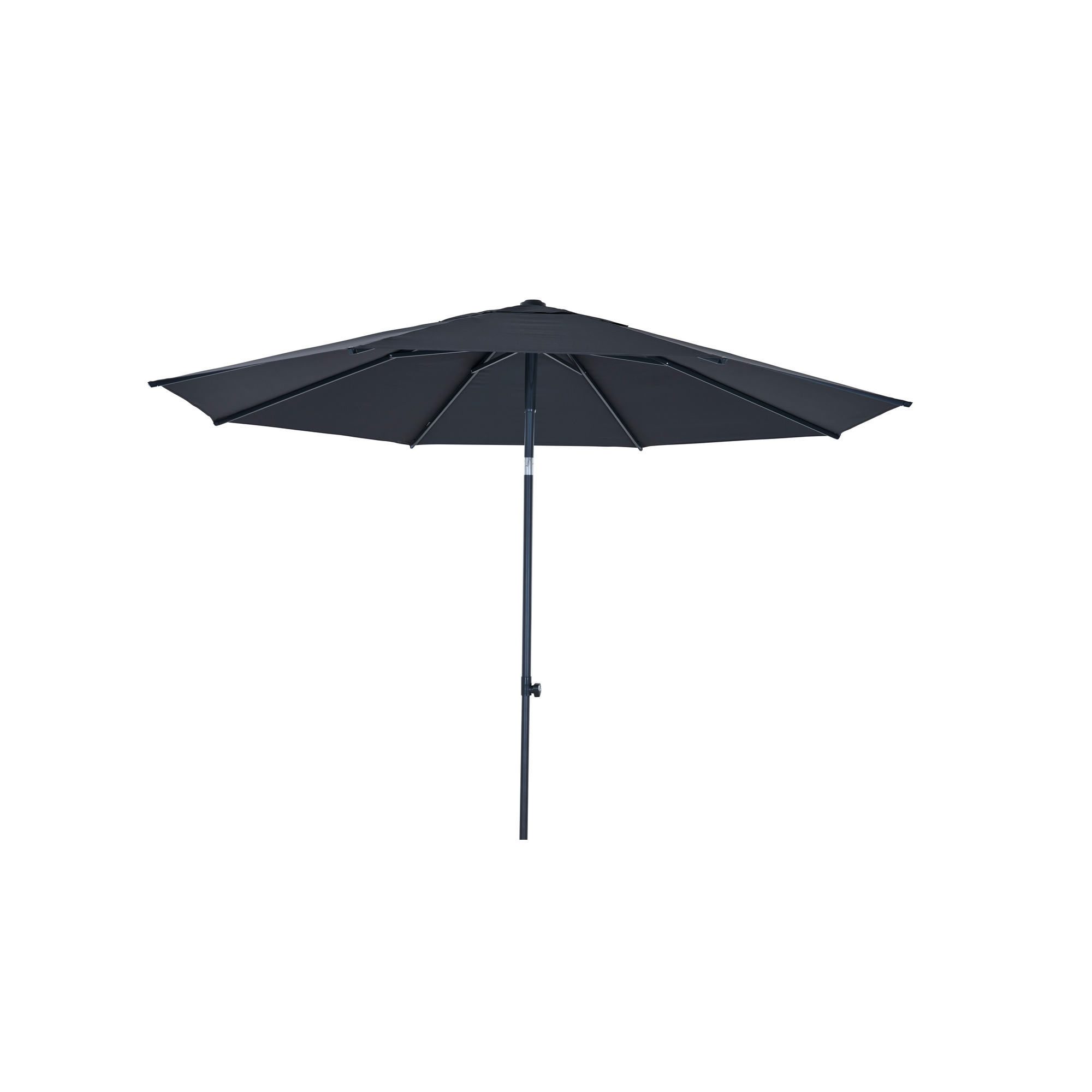 Sonnenschirm 'Fagus PushUp' anthrazit Ø 300 cm