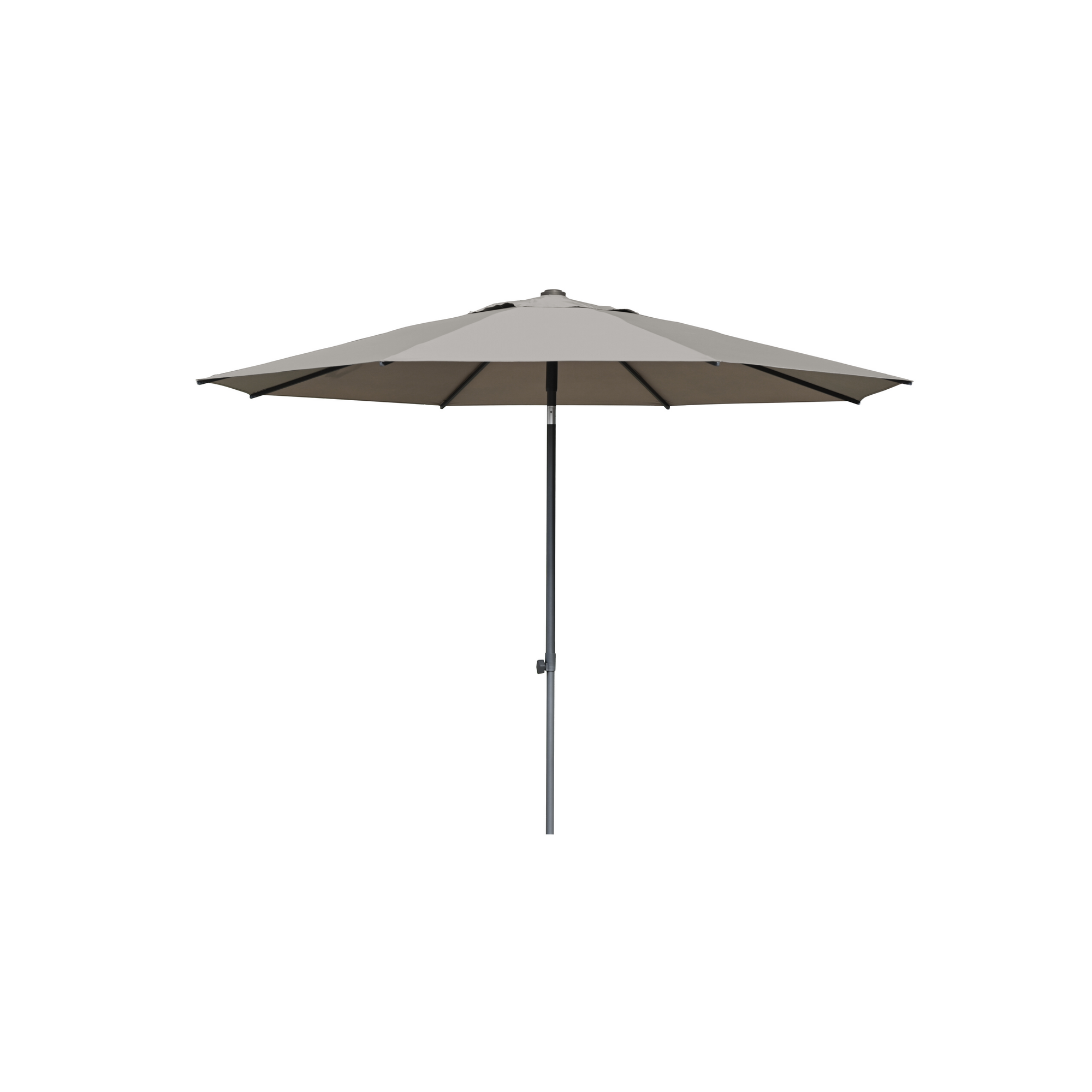 Sonnenschirm 'Fagus PushUp' taupe Ø 300 cm