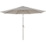 Sonnenschirm 'Pino' taupe-meliert Ø 300 cm, mit Kurbel