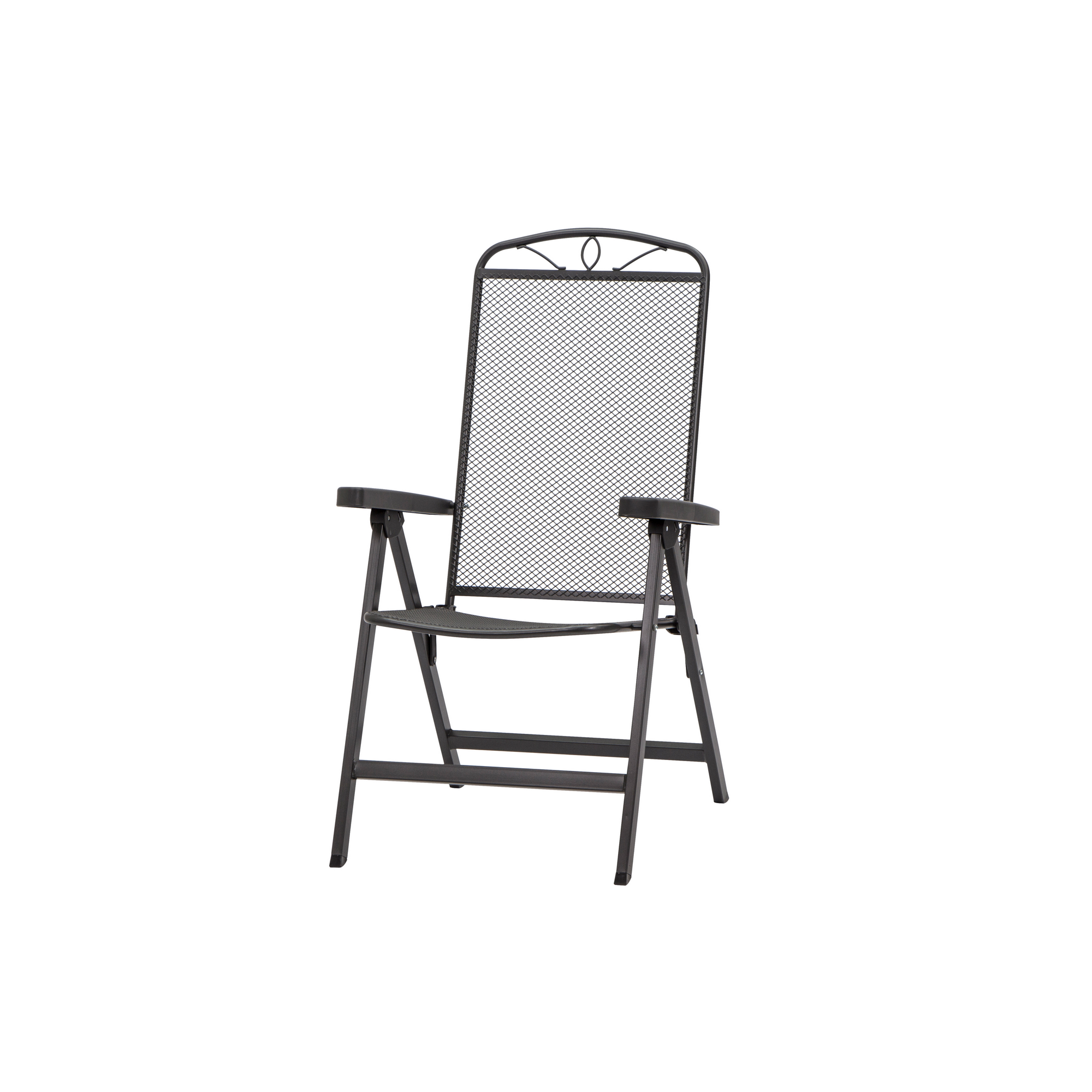 Klappsessel 'Elda' matt anthrazit 65 x 60 x 60 cm