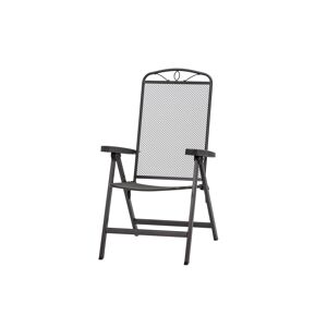 Klappsessel 'Elda' matt anthrazit 65 x 60 x 60 cm