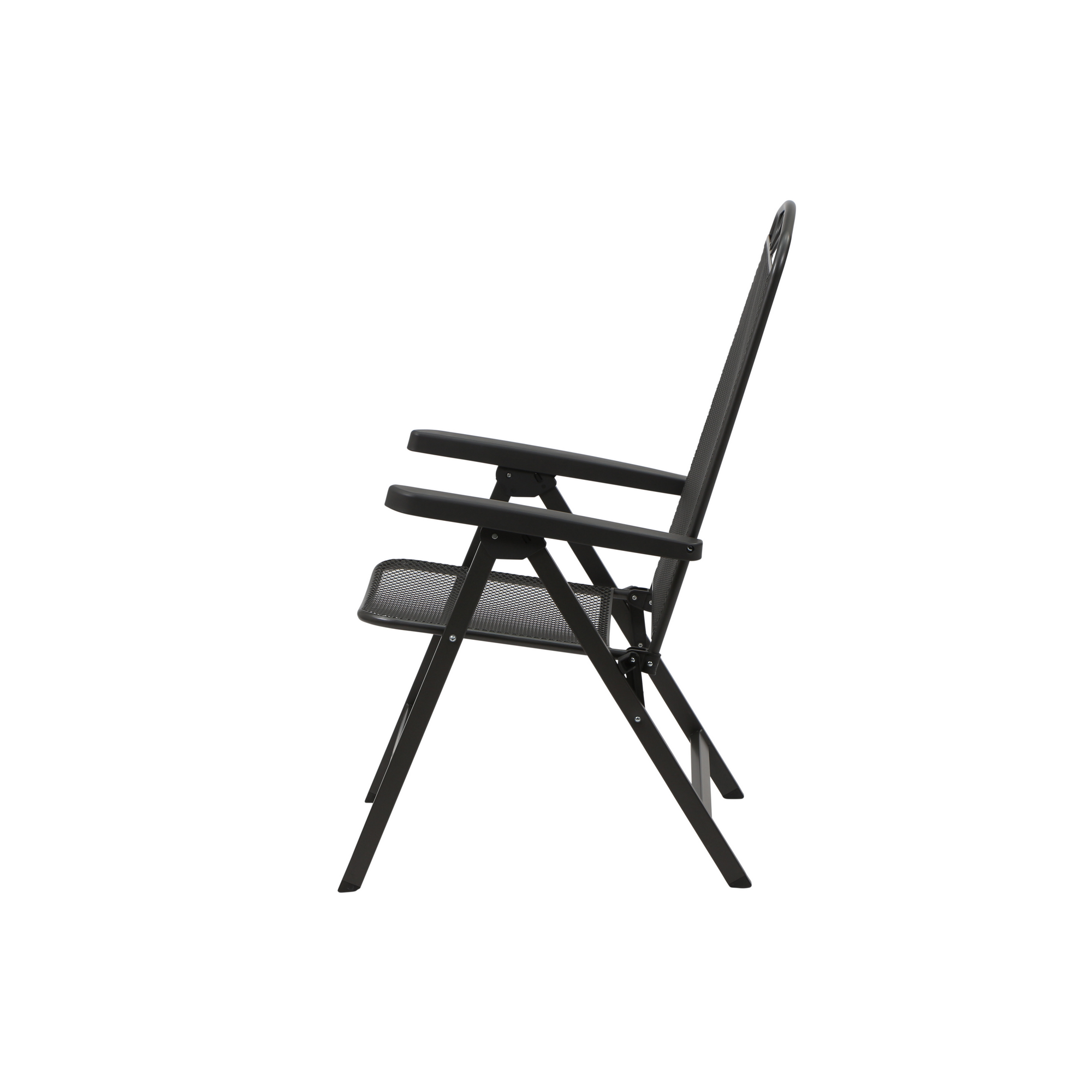 Klappsessel 'Elda' matt anthrazit 65 x 60 x 60 cm