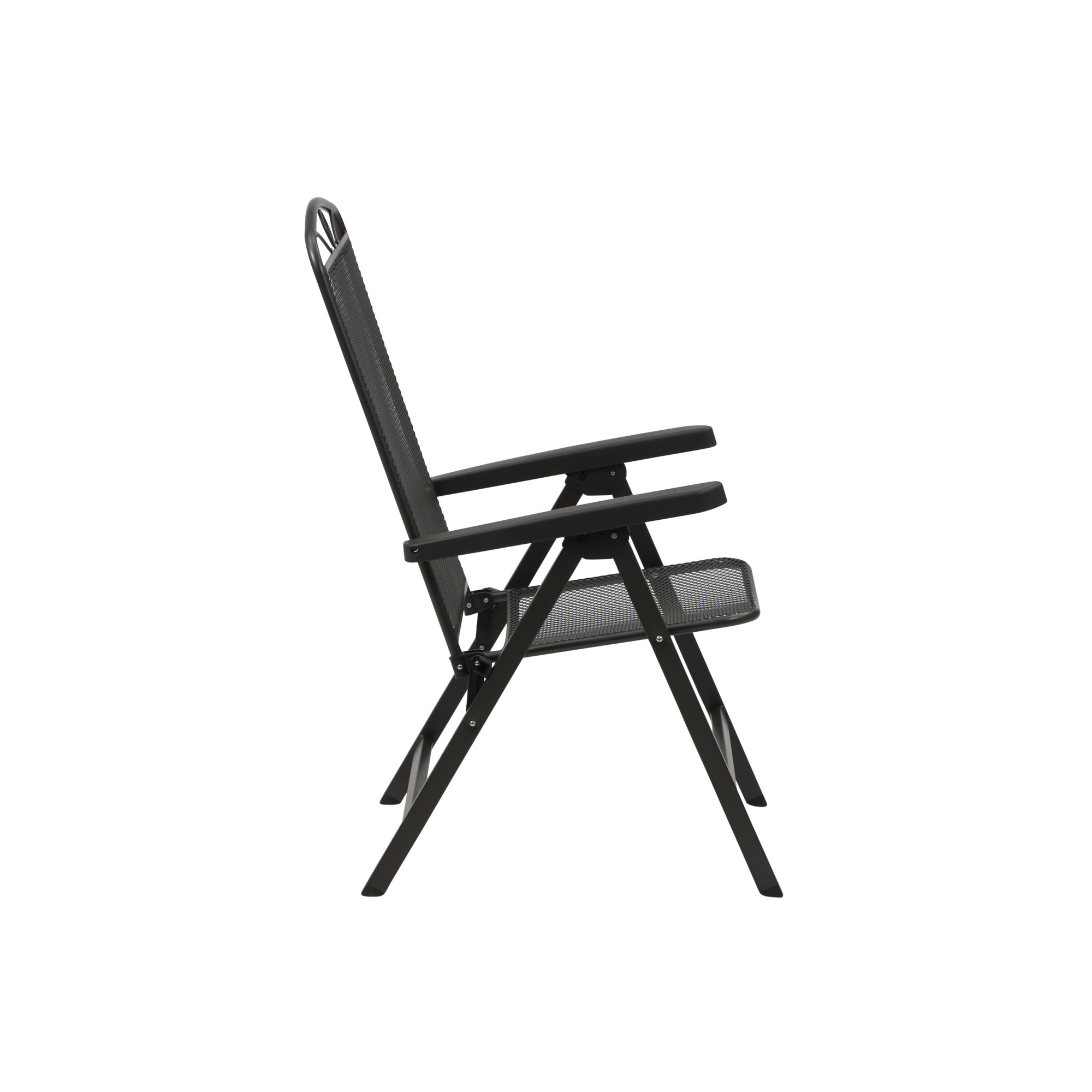 Klappsessel 'Elda' matt anthrazit 65 x 60 x 60 cm