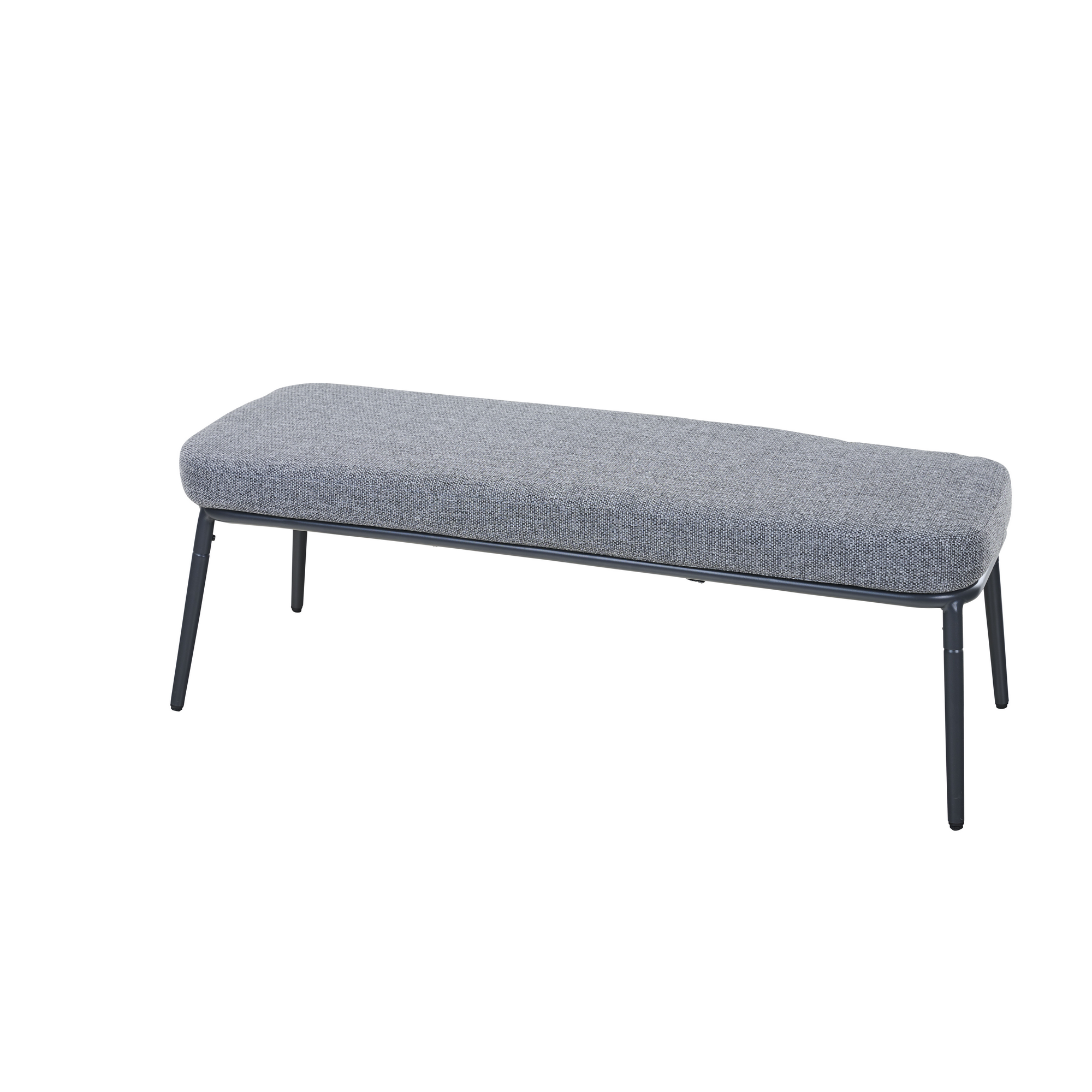 Lounge-Set 'Bali' anthrazit/grau 151,5 x 158 x 87 cm 4-teilig