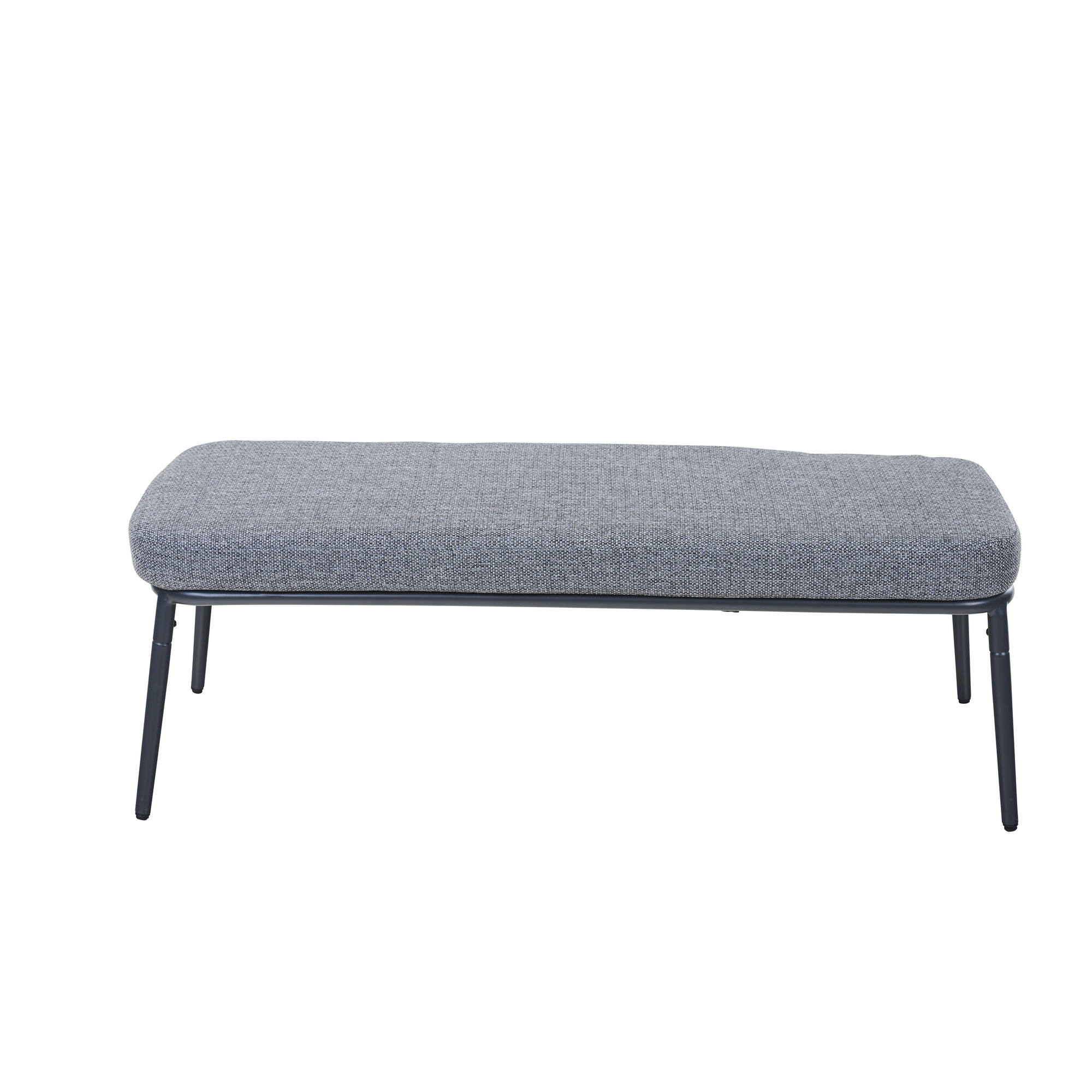 Lounge-Set 'Bali' anthrazit/grau 151,5 x 158 x 87 cm 4-teilig