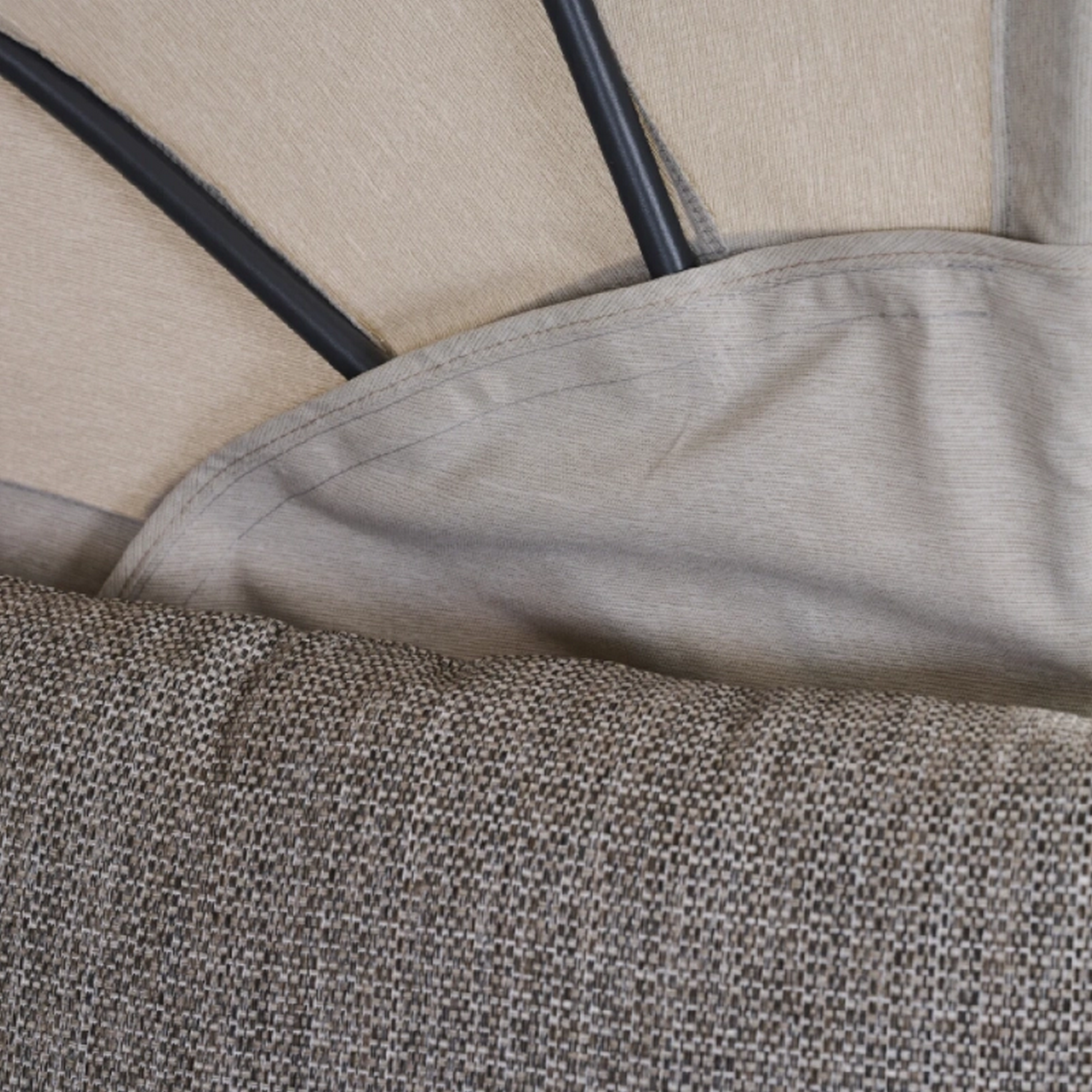 Loungemöbelset 'Bali' Stahl anthrazit 4-teilig