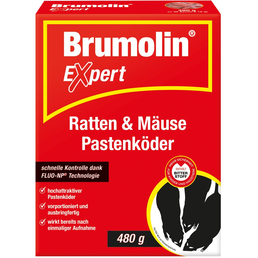 Pastenköder 'Expert' für Ratten und Mäuse 480 g