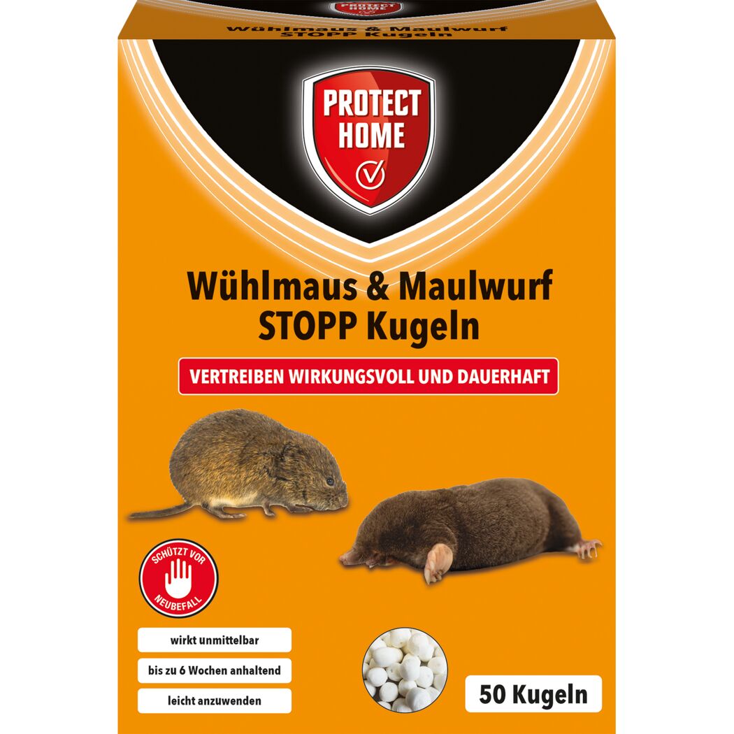 Kugeln gegen Wühlmaus und Maulwurf 50 Stück