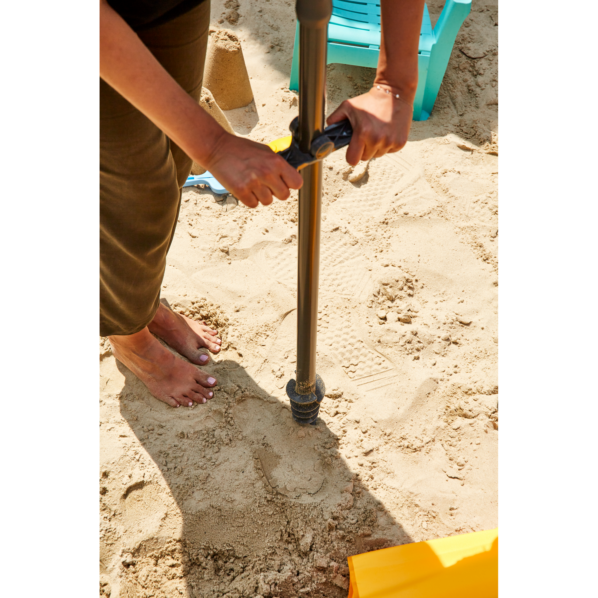 Sonnenschirm-Unterstock 'City to go' mit Einschraubhülse 180 cm