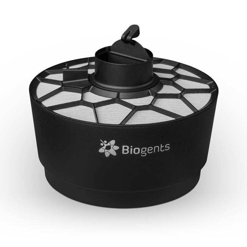 Schwarze Mückenfalle 'Aero Trap' von Biogents.