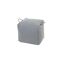 Gartenhocker 'Integral' Polyethylen grau 46 x 46 x 46 cm