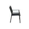 Gartenstuhl 'Bologna' stapelbar Aluminium anthrazit 57 x 65 x 65 cm