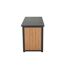 Kissenbox 'Sabano' Aluminium braun/anthrazit 135 x 75 x 58 cm