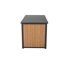 Kissenbox 'Sabano' Aluminium braun/anthrazit 159 x 83 x 79 cm