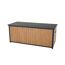 Kissenbox 'Sabano' Aluminium braun/anthrazit 181 x 79 x 75 cm