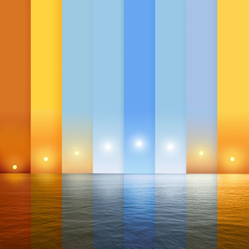 LED-Lampe 'Hue White & Color Ambiance' weiß bis bunt E27 8,1 W 1100 lm
