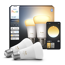 LED-Lampe 'Hue White Ambiance' weiß E27 8,1 W 1100 lm, 2er Pack
