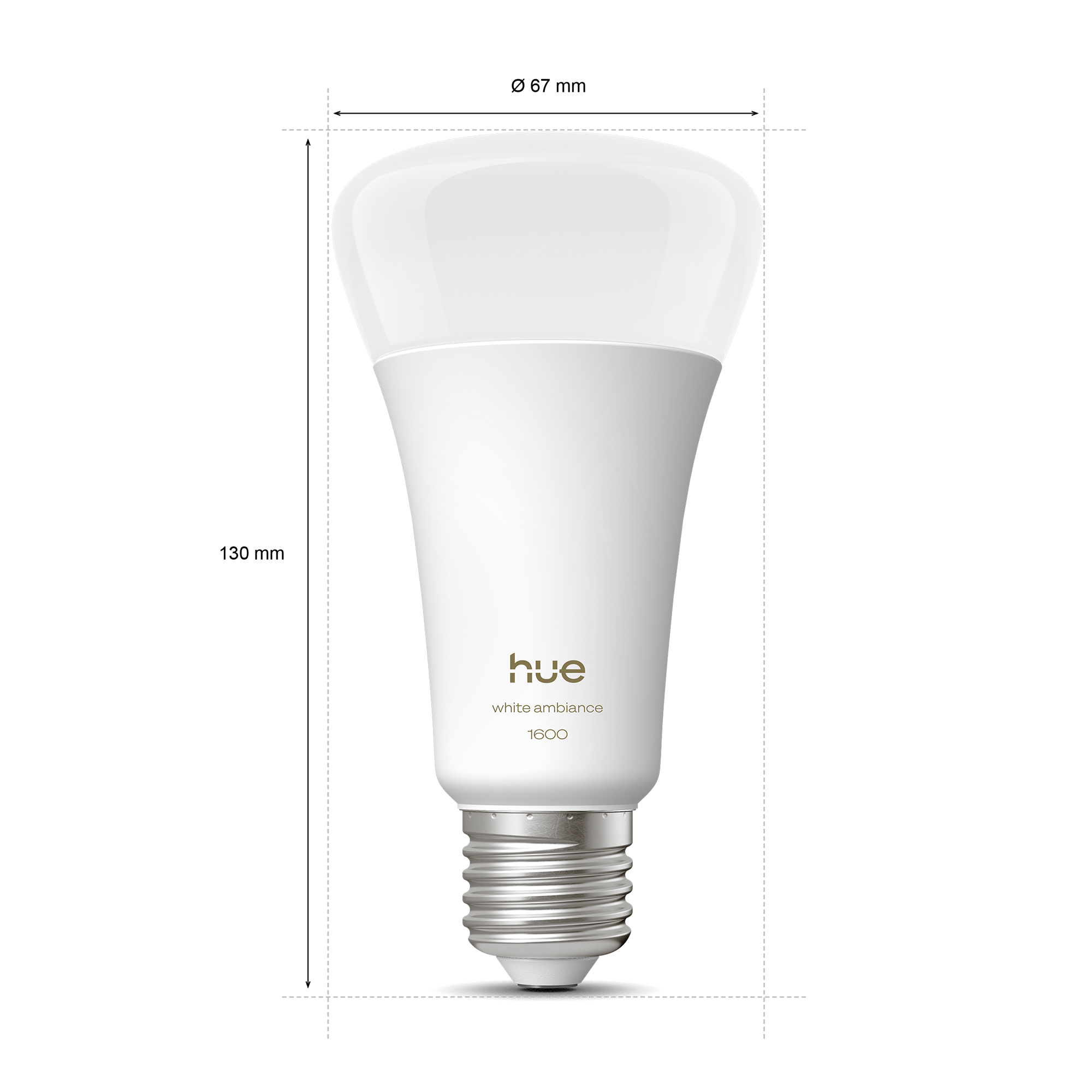LED-Lampe 'Hue White Ambiance' weiß E27 11,8 W 1600 lm