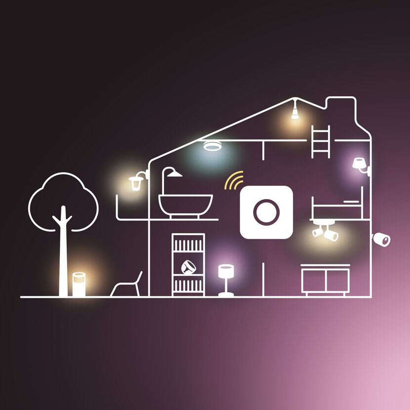 LED-Lampe 'Hue White' weiß E27 9,5 W 1100 lm, 2er Pack