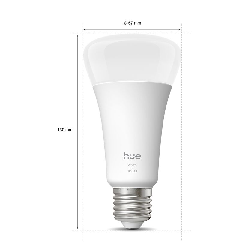 LED-Lampe 'Hue White' weiß E27 13,5 W 1600 lm