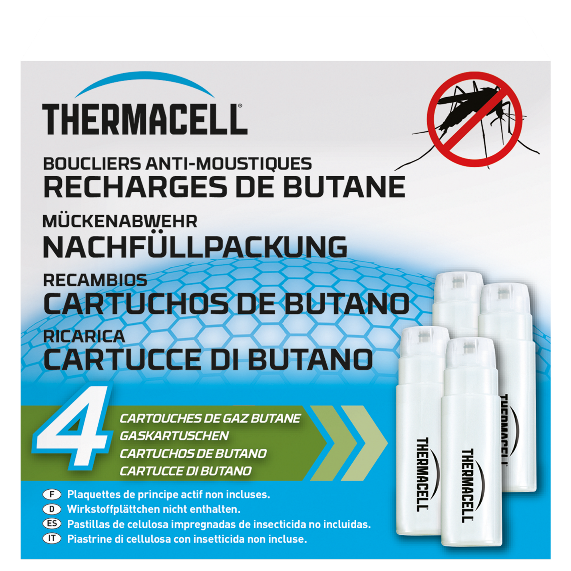 Mückenabwehr Nachfüllpackung Gaskartuschen 4 Stück
