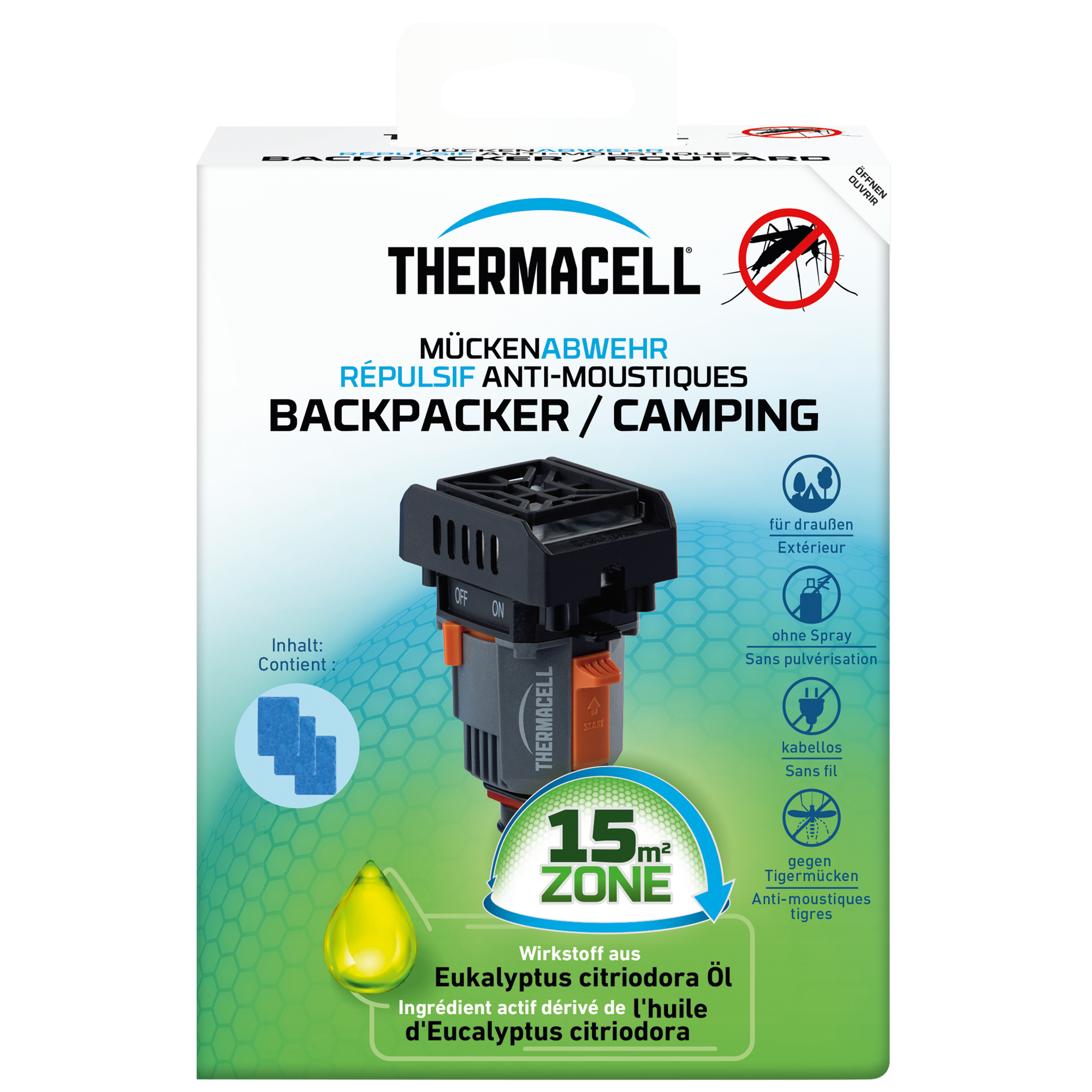 Mückenabwehr 'Backpacker' Gerät 1 Stück