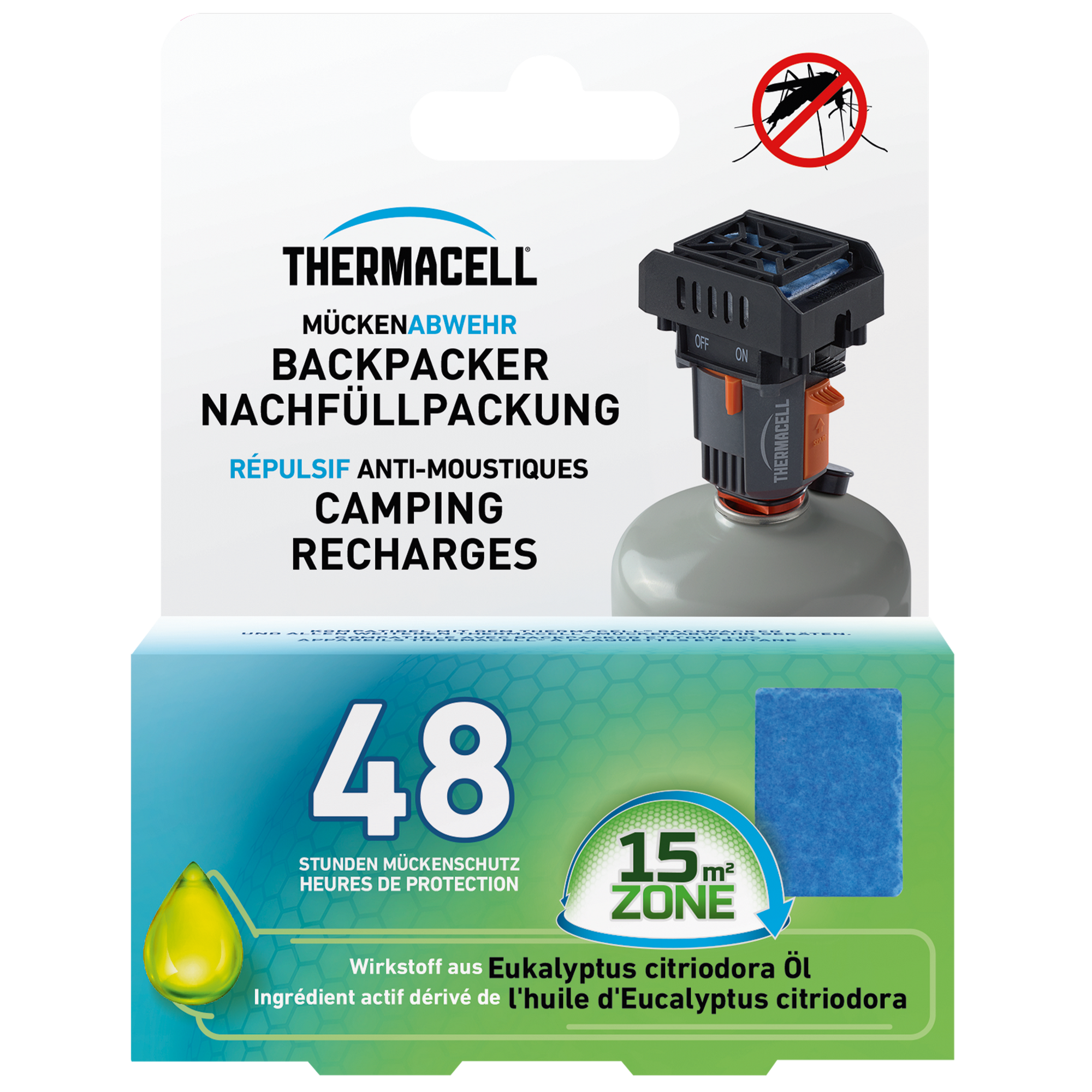 Mückenabwehr 'Backpacker' Nachfüllpackung 1 Stück