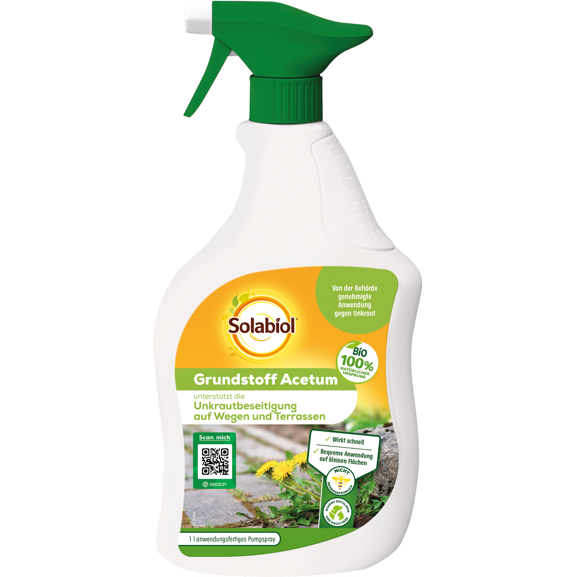 Herbizid Grundstoff Acetum Spray 1 l