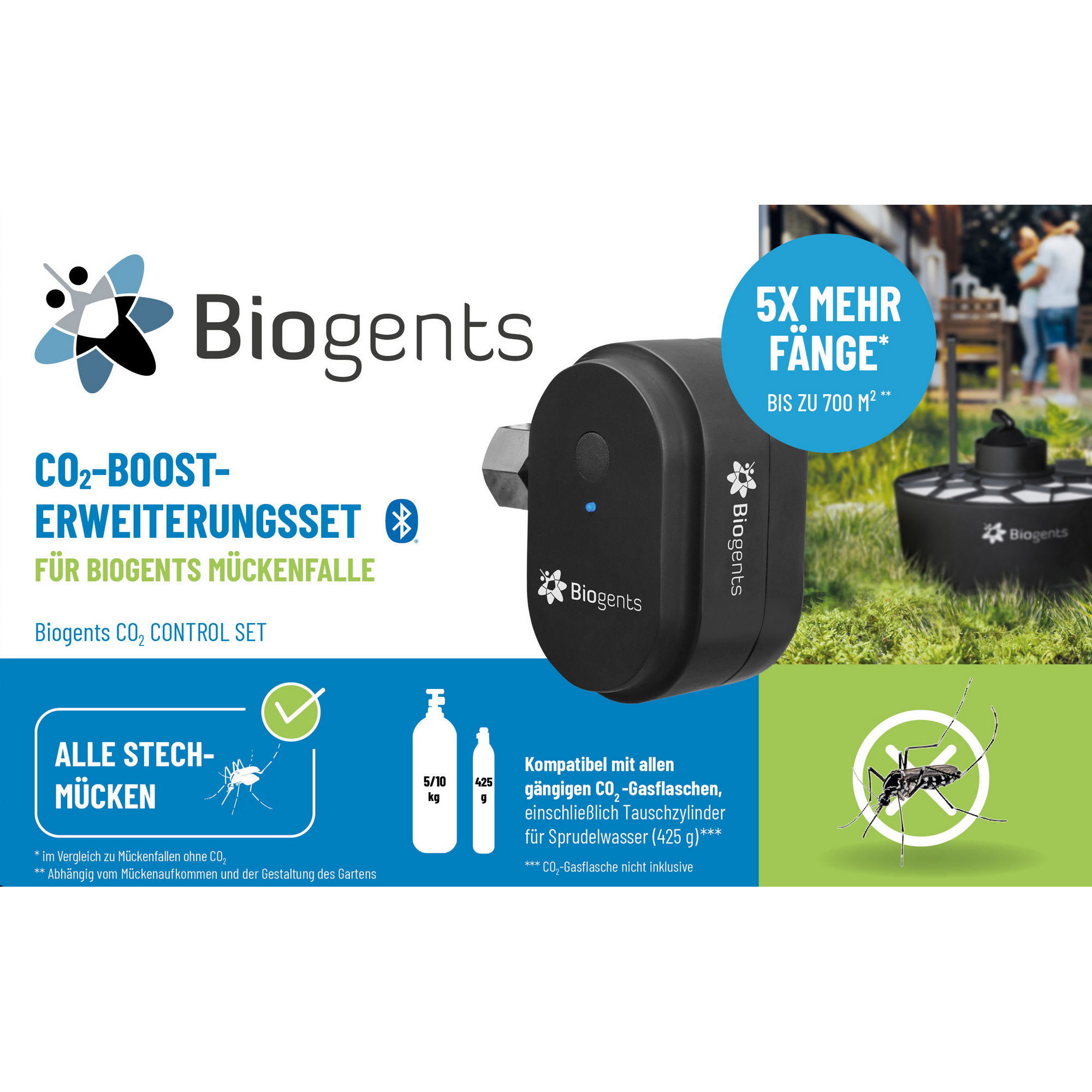Mückenabwehr CO2 Control Set 1 Stück