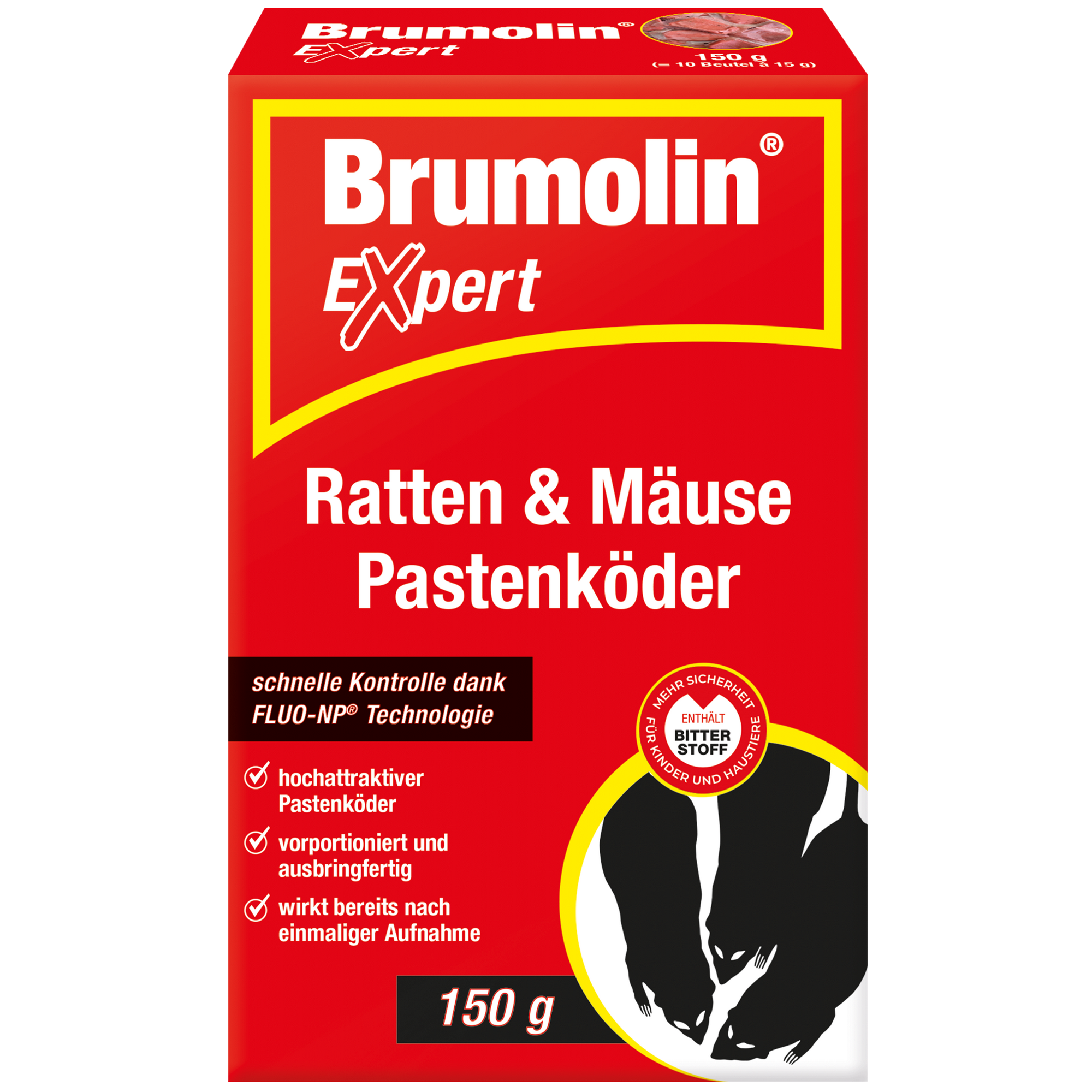 Pastenköder 'Expert' für Ratten und Mäuse 150 g