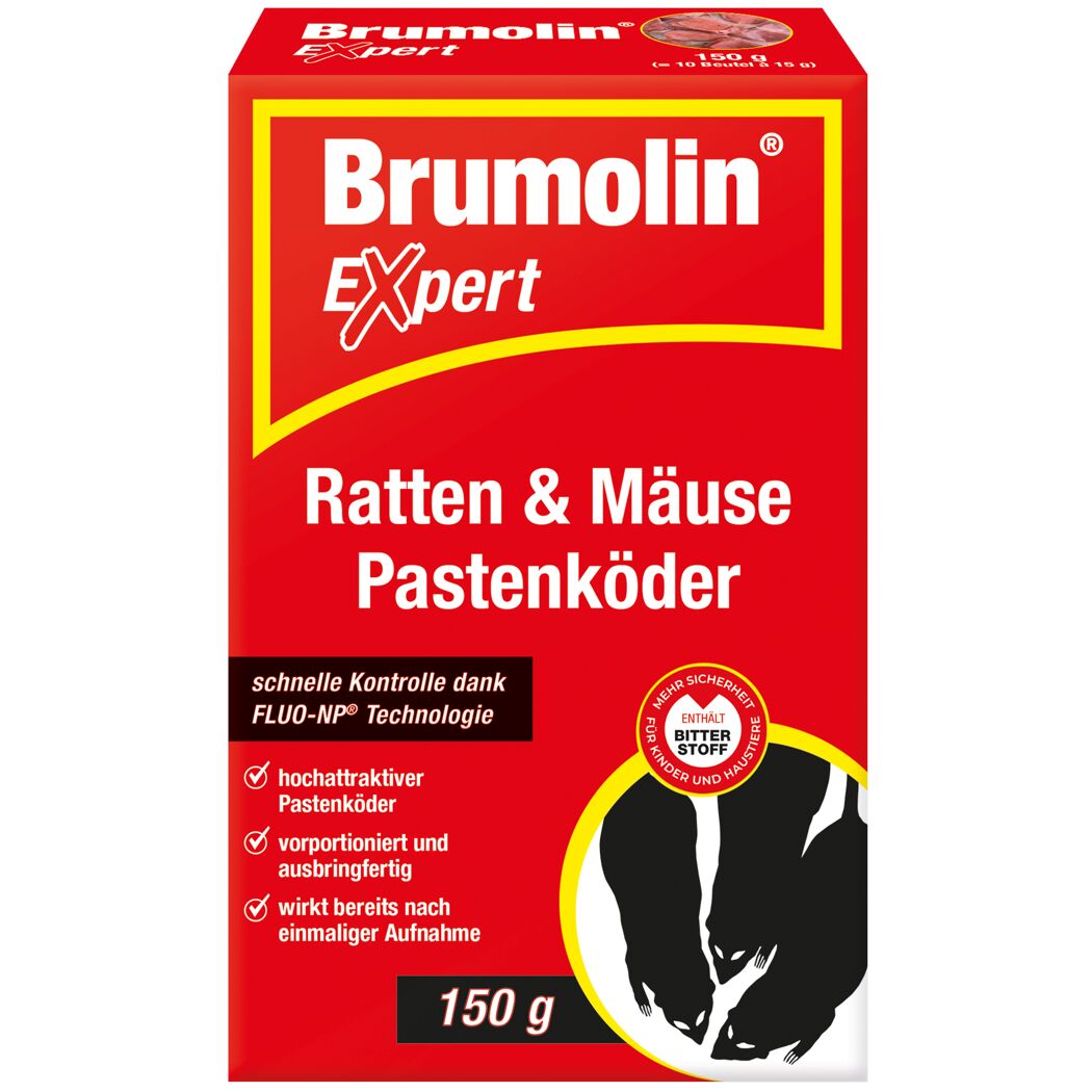 Pastenköder 'Expert' für Ratten und Mäuse 150 g