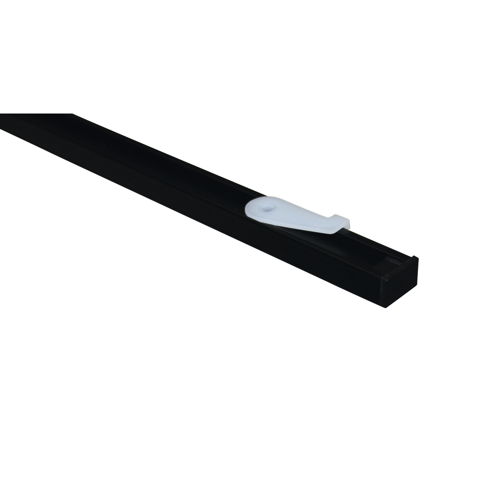 Vorhangschienen-Set 'Lucy' mattschwarz 160 cm