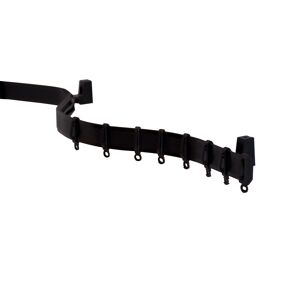 Vorhangschiene 'Flexline' schwarz 350 cm