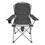 Campingstuhl 'Premium' grau 91 x 106 x 60 cm
