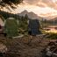 Campingstuhl 'Premium' grau 91 x 106 x 60 cm