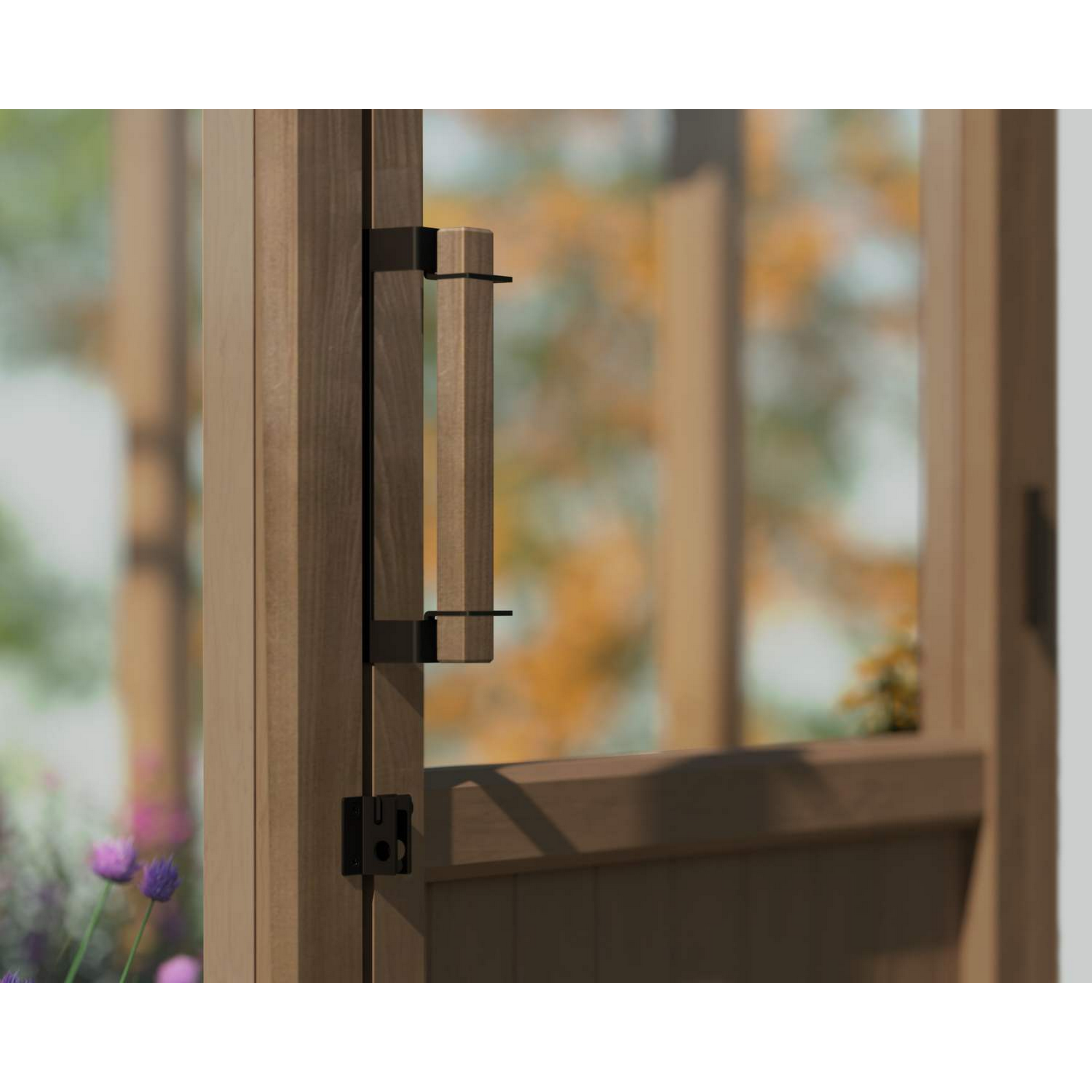 Gewächshaus 'Natura' Zedernholz 237,4 x 364 cm mit 6 mm Doppelstegplatten braun