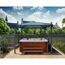 Pavillon 'Palermo' anthrazit 295 x 295 cm Polycarbonat grau