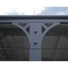 Pavillon 'Martinique' anthrazit 359 x 493 cm Polycarbonat grau