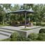 Pavillon 'Martinique' anthrazit 296 x 360 cm Polycarbonat grau