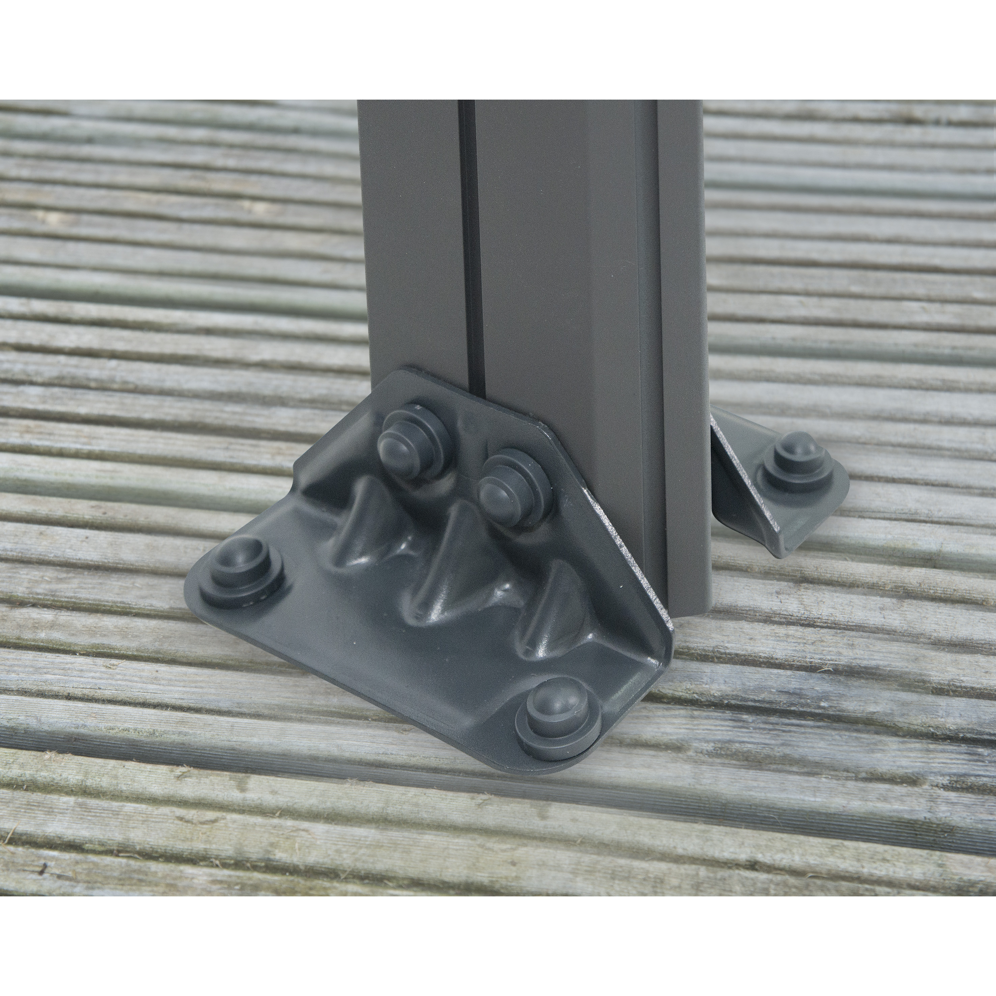 Pavillon 'Martinique' anthrazit 296 x 360 cm Polycarbonat grau