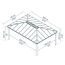 Pavillon 'Dallas' anthrazit 422 x 607 cm Polycarbonat grau