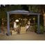 Pavillon 'Dallas' anthrazit 360 x 483 cm Polycarbonat grau