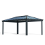 Pavillon 'Dallas' anthrazit 360 x 607 cm Polycarbonat grau