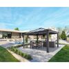 Pavillon 'Dallas' anthrazit 422 x 422 cm Polycarbonat grau
