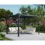 Pavillon 'Milano' anthrazit 309 x 309 cm Polycarbonat grau